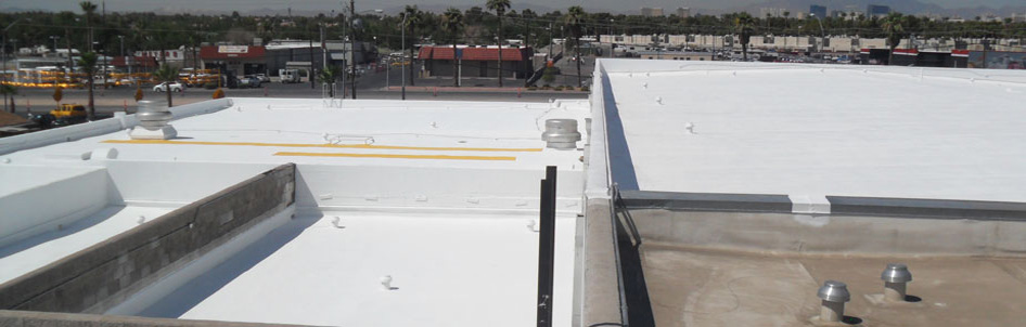 PVC Roof Membrane Restored in Las Vegas